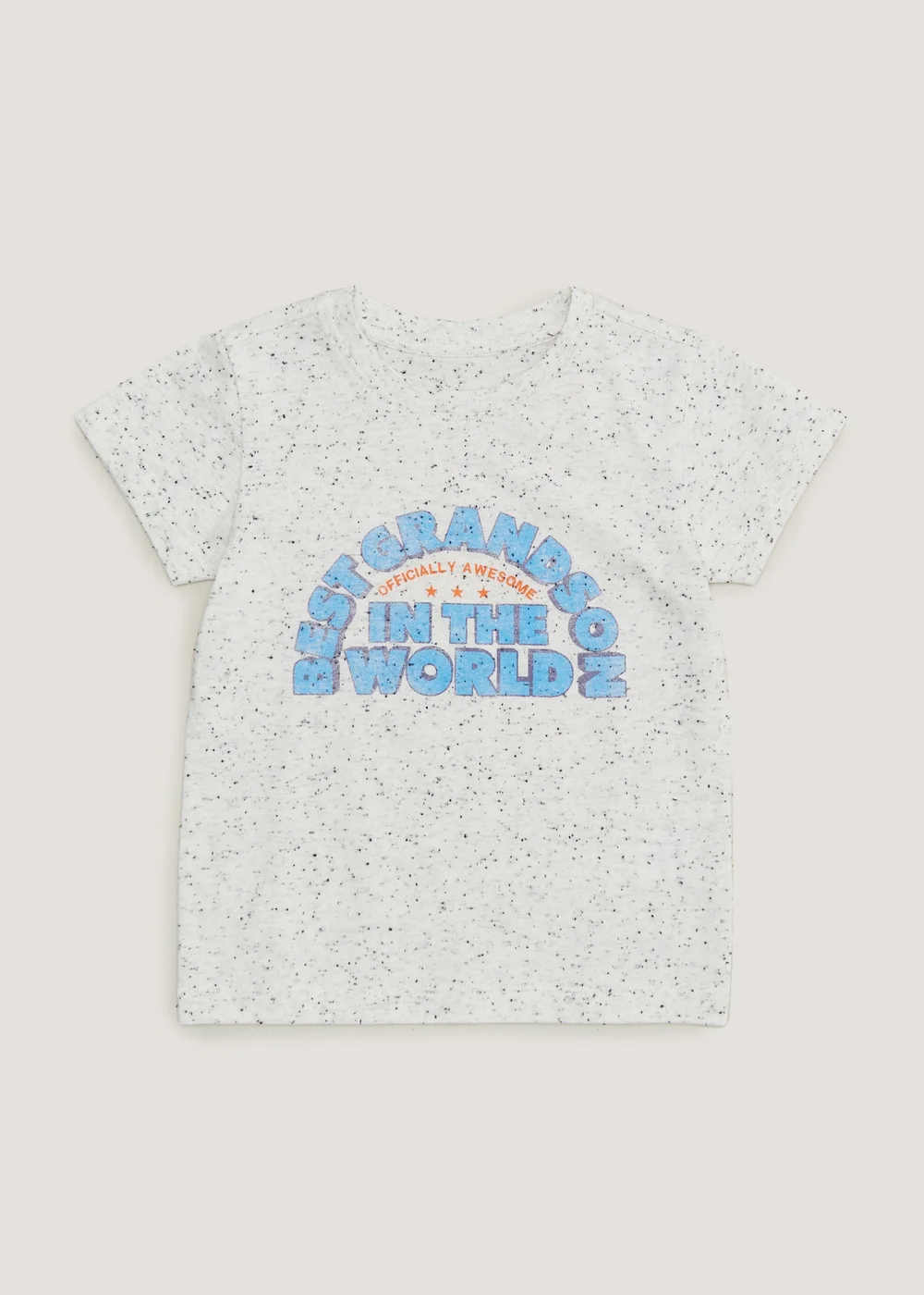 Boys Mini Me Ecru The Best Grandson T-Shirt (9mths-6yrs) - Age 9 - 12 Months Image 1