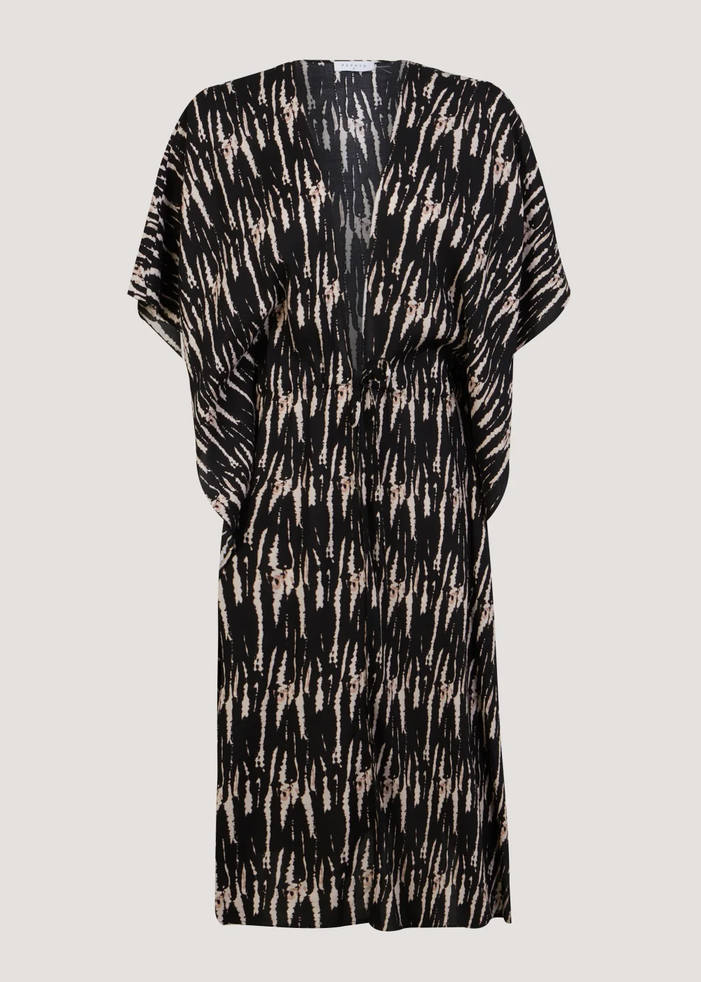 Black Tie Dye Longline Kimono - Small Image 5