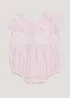 Baby Pink Gingham Romper (Newborn-18mths) - Newborn Image 1