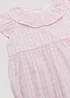 Baby Pink Gingham Romper (Newborn-18mths) - Newborn Image 2