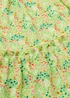 Girls Green Floral Crinkle Sleeveless Dress (4-13yrs) - 4 Yrs Image 2
