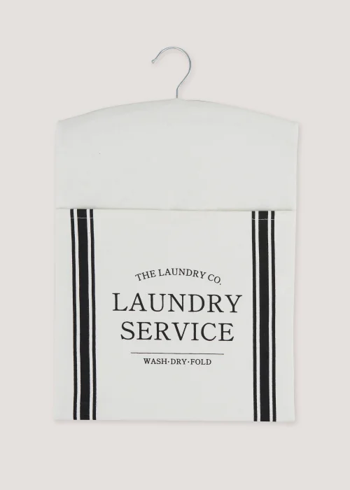 White The Laundry Co Peg Bag (45cm x 30cm) Image 1