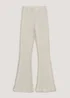 Girls Candy Couture Stone Ribbed Flared Leggings (9-16yrs) - Age 9 Years Image 1