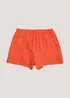 Girls Candy Couture Orange Broderie Co-Ord Shorts (9-16yrs) - Age 9 Years Image 1