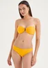 Et Vous Yellow Trim Bandeau Bikini Top - Size 8 Image 3