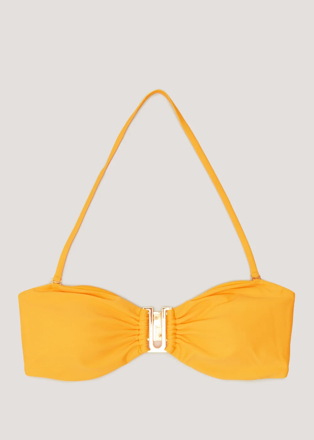 Et Vous Yellow Trim Bandeau Bikini Top - Size 8 Image 4