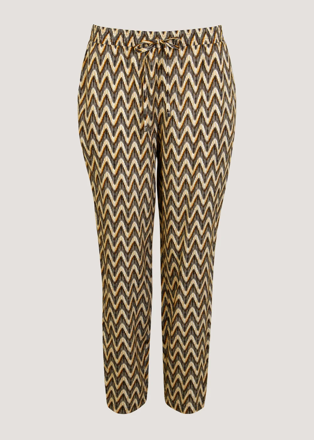 Multicoloured Zigzag Tapered Trousers - 8 Image 5