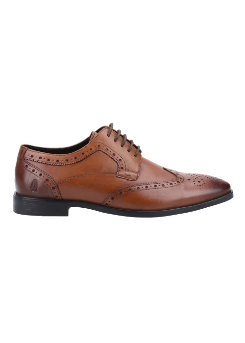 Hush Puppies Elliot Tan Brogue Shoes - Size 6 Image 1