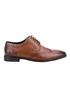 Hush Puppies Elliot Tan Brogue Shoes - Size 6 Image 1