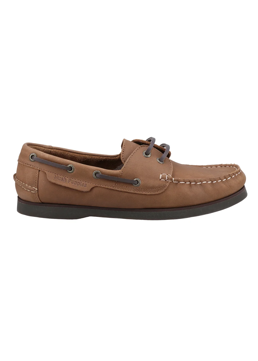 Hush Puppies Henry Tan Boat Shoes - Size 6 Image 1