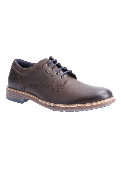 Hush Puppies Julian Brown Shoes - Size 6 Image 3