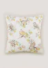 Multicoloured Bird Print Embroidered Cushion (43cm x 43cm) Image 1