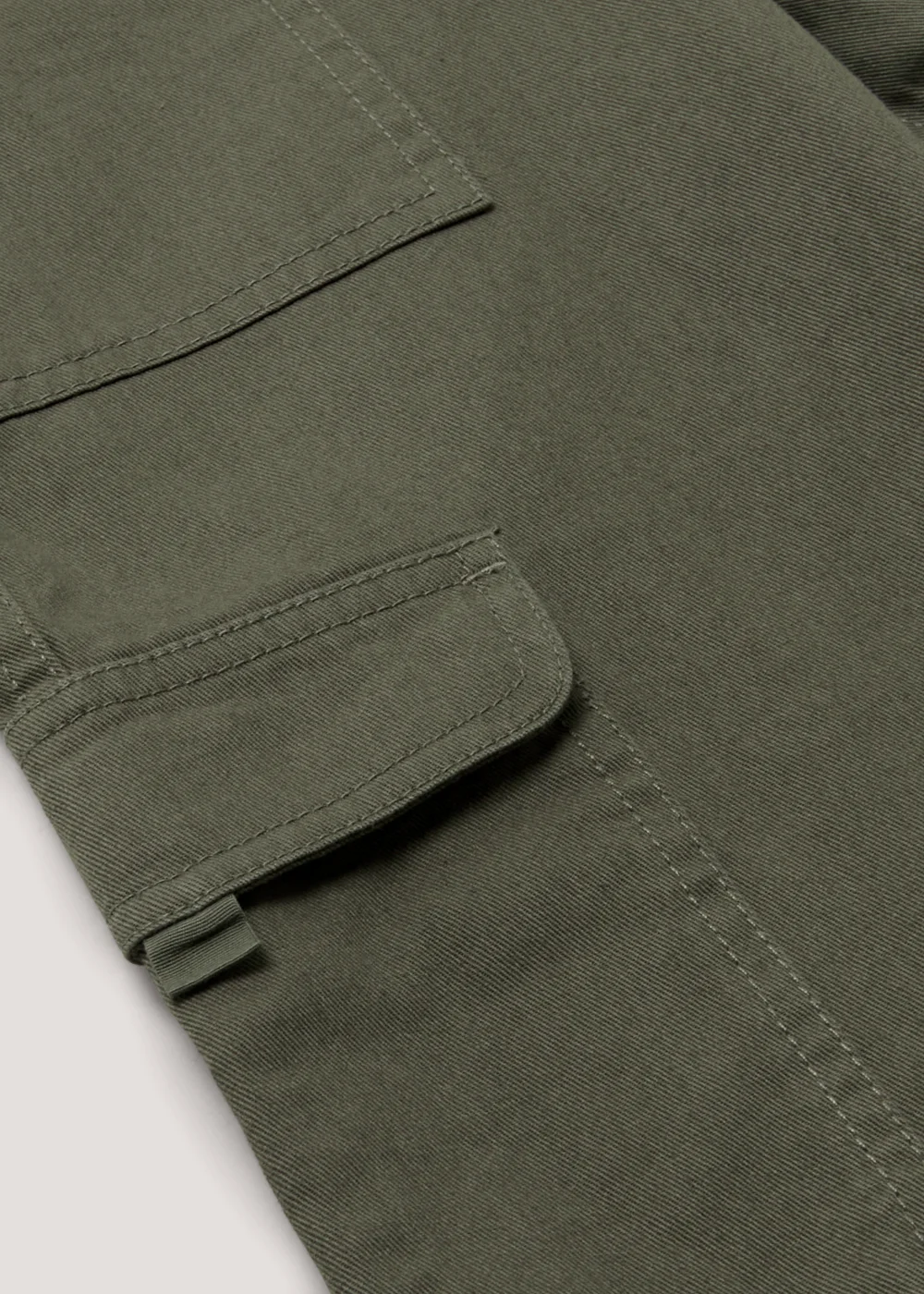 Girls Khaki Cargo Trousers (4-8yrs) - Age 4 Years Image 2