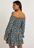 JDY Lotus Multicoloured Floral Print Layer Co-Ord Top - 8 Image 2