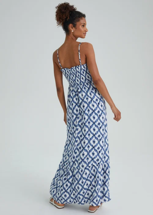 JDY Starr Blue Smock Maxi Dress - 10 Image 2