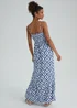 JDY Starr Blue Smock Maxi Dress - 10 Image 2