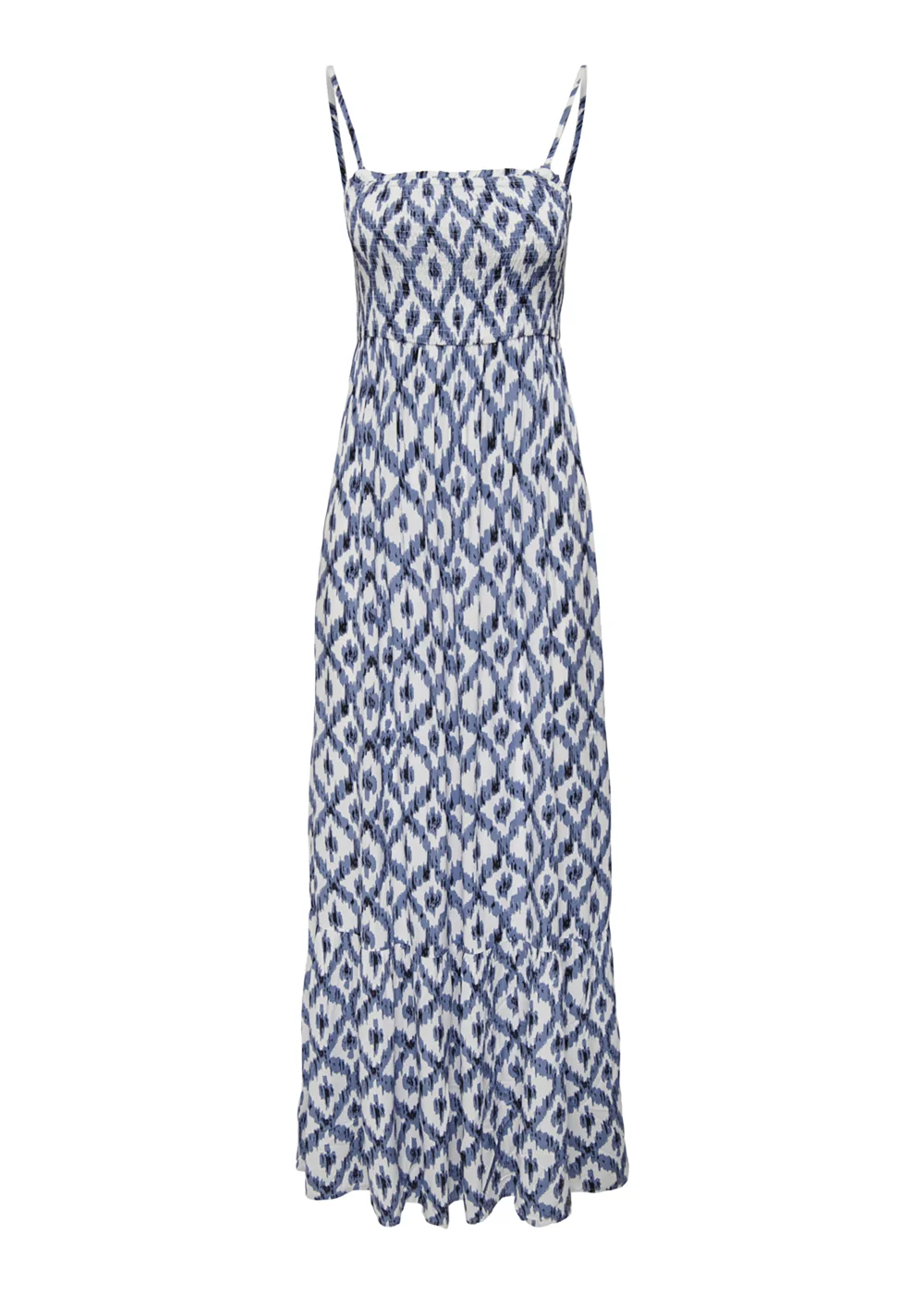 JDY Starr Blue Smock Maxi Dress - 10 Image 5