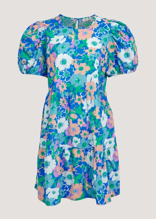 JDY Reese Multicoloured Floral Mini Dress - 8 Image 5