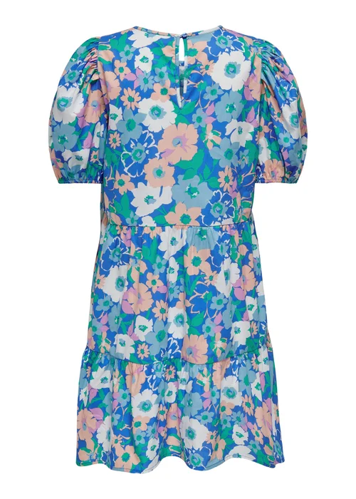 JDY Reese Multicoloured Floral Mini Dress - 8 Image 2