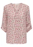 JDY Multicoloured Print 3/4 Sleeve Top - 8 Image 1