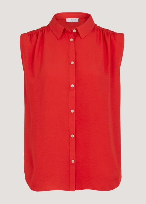 Red Sleeveless Shirt - 8 Image 5