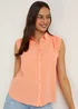 Coral Sleeveless Shirt - Size 8 Image 1