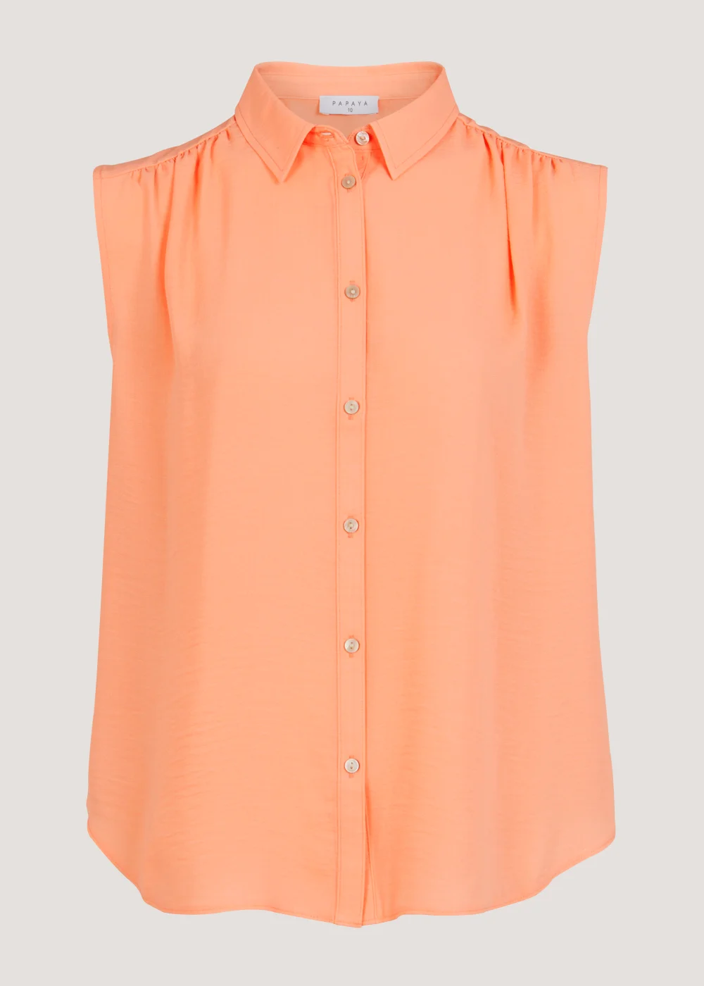 Coral Sleeveless Shirt - Size 8 Image 5