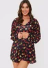 In the Style Jac Jossa Black Floral Print Co-Ord Shirt - 8 Image 3