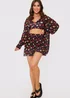 In the Style Jac Jossa Black Floral Print Co-Ord Shirt - 8 Image 4