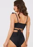 In the Style Jac Jossa Black Wrap Tie Frill Bikini Top - Size 8 Image 6