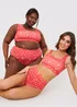 In the Style Jac Jossa red Floral Scoop Neck Bikini Top - 8 Image 2