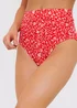 In the Style Jac Jossa Red Floral Bikini Bottoms - Size 8 Image 5