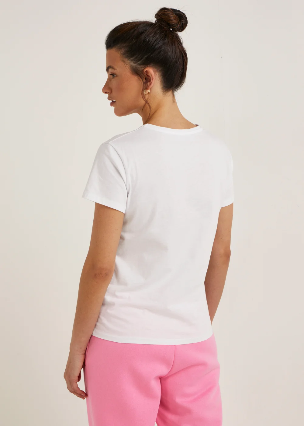 White Lovely Slogan T-Shirt - Size 8 Image 2