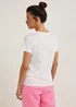 White Lovely Slogan T-Shirt - Size 8 Image 2