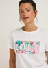 White Lovely Slogan T-Shirt - Size 8 Image 3