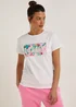 White Lovely Slogan T-Shirt - Size 8 Image 1