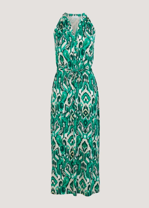 Multicoloured Green Sleeveless Shirt Dress - Size 8 Image 4