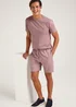 T&W Pink Leaf Print T-Shirt - S Image 4