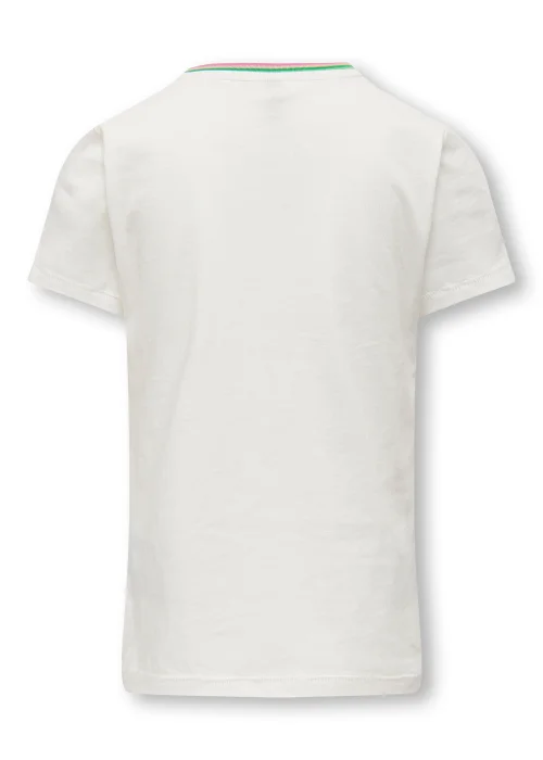 ONLY Girls Multicoloured Summer Print T-Shirt (5-14yrs) - Age 5 - 6 Years Image 3