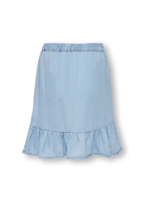 ONLY Girls Light Wash Denim Skirt (6-14) - Age 6 Years Image 2