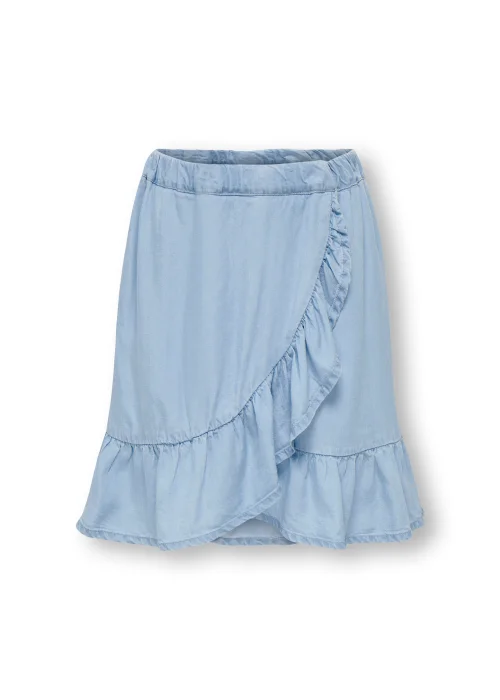 ONLY Girls Light Wash Denim Skirt (6-14) - Age 6 Years Image 1