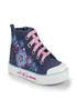 Start-Rite Secret Floral Print Lace Up High Top Trainers - 7.5 F Image 2