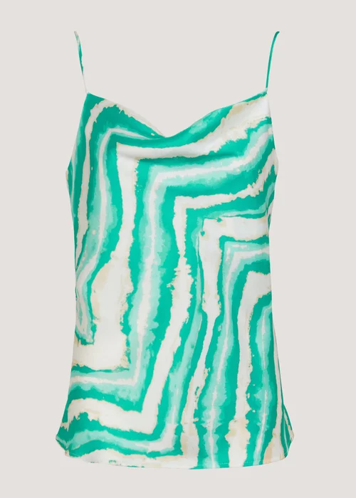 Et Vous Multicoloured Tie Dye Cami Top - Size 8 Image 5
