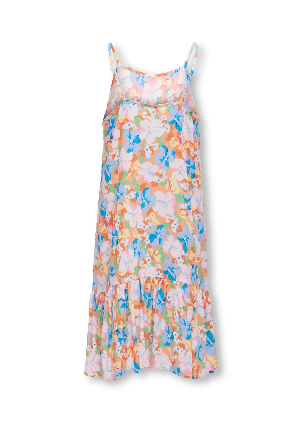 ONLY Girls Orange Floral Print Dress (6-14yrs) - 6 Yrs Image 2