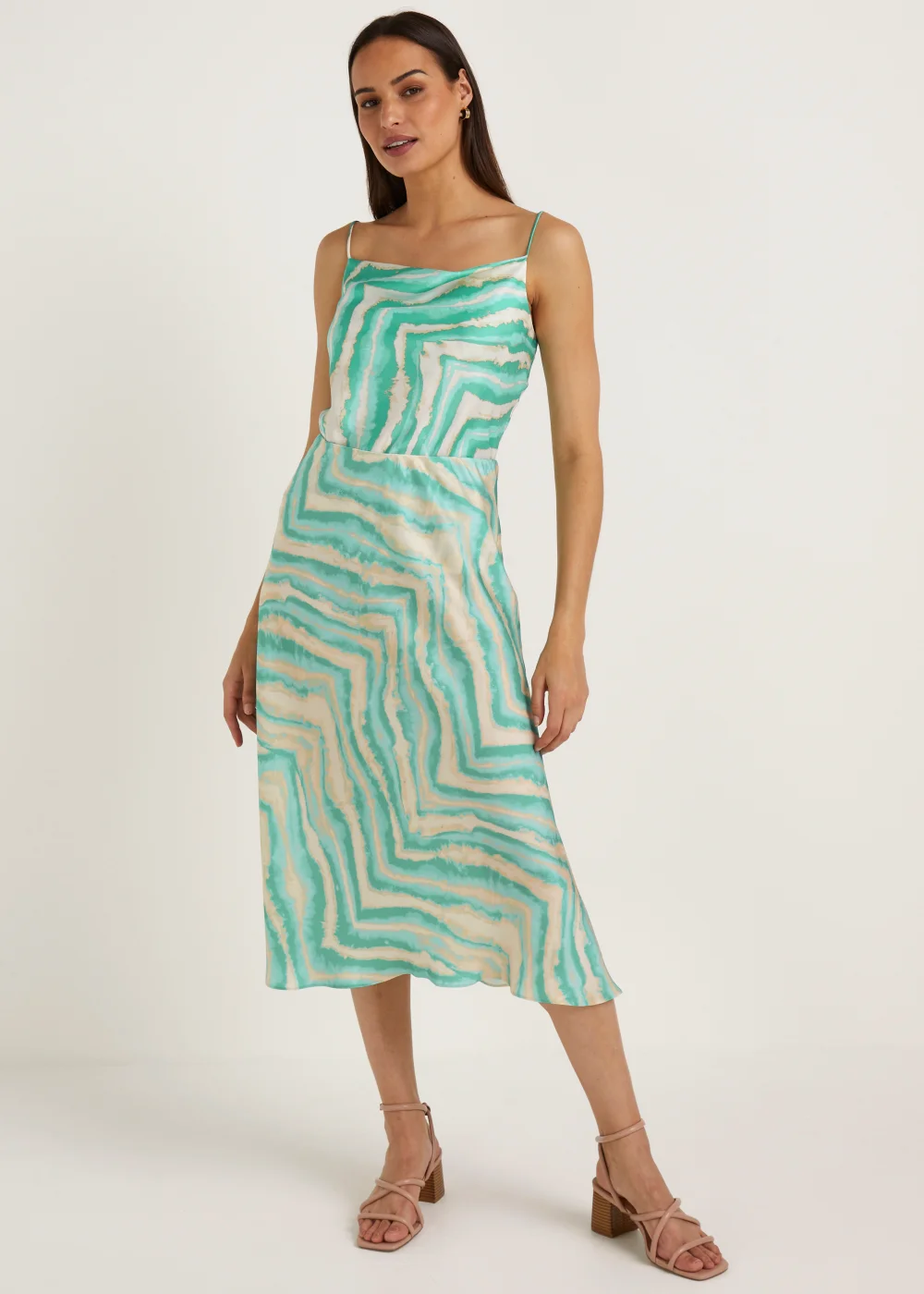 Et Vous Multicoloured Tie Dye Midi Skirt - Size 8 Image 1