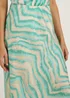 Et Vous Multicoloured Tie Dye Midi Skirt - Size 8 Image 3