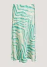Et Vous Multicoloured Tie Dye Midi Skirt - Size 8 Image 5