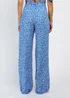 Girls on Film by Dani Dyer Blue Floral Wide Leg Co-Ord Trousers - Size 18 Image 2