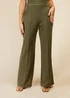 Girls on Film by Dani Dyer Khaki Wide Leg Co-Ord Trousers - Size 8 Image 4