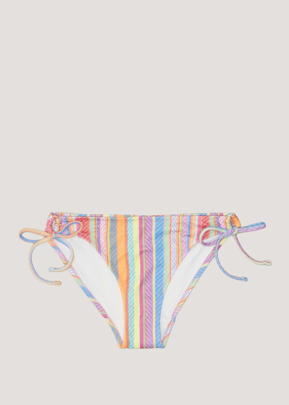 Multicoloured Stripe Bikini Bottoms - Size 8 Image 4